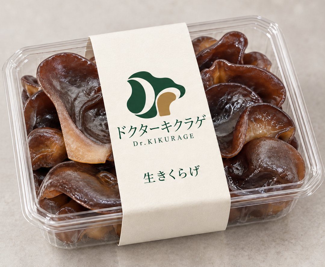 ドクターキクラゲ 生きくらげのパッケージイメージ